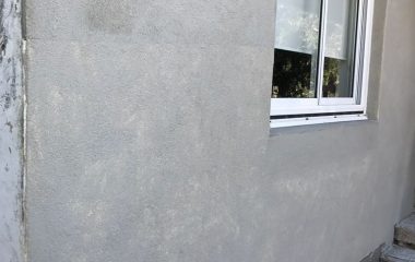cement rendered exterior wall